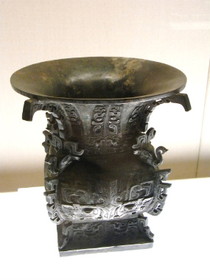 Tomato Juice‘s China Travel とまとじゅーす的中国旅行、上海博物館・青銅器展、周早期、紀元前11世紀の（癸殳）古方尊という青銅器