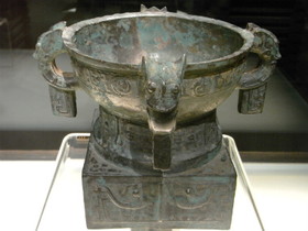 上海博物館・青銅器展、西周早期の鄂叔簋という青銅器