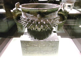 Tomato Juice‘s China Travel とまとじゅーす的中国旅行、上海博物館・青銅器展、西周早期（紀元前11世紀）頃の甲簋という青銅器
