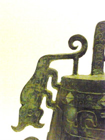 Tomato Juice‘s China Travel とまとじゅーす的中国旅行、上海博物館・青銅器展。西周末期（紀元前9世紀前半～前771年）の四虎鎛（はく）と呼ばれる青銅製の鐘