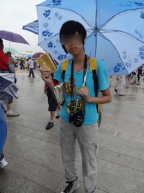 中国の観光地・博物館＠西安の世界園芸博覧会に一緒に行った南昌の大学生