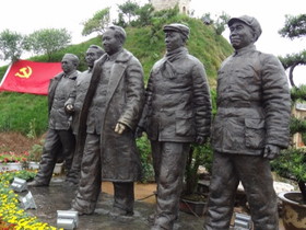 西安エキスポ＠世界園芸博覧会で見た革命同士の銅像